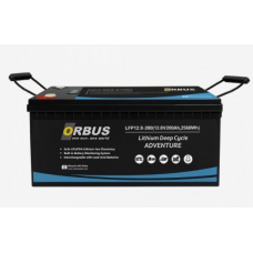 Orbus 12.8-200 / 12.8V 200Ah 2560Wh Lityum Deep Cycle Akü Dijital Ekranlı